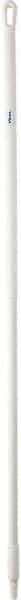 Vikan - 59 x 1-1/4" Fiberglass Squeegee Handle - European Threaded Connection, White - Industrial Tool & Supply