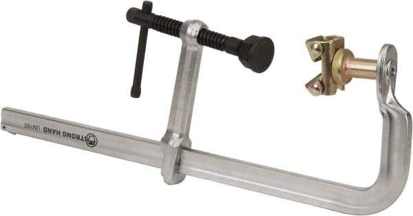 Strong Hand Tools - 5-1/2" Deep Throat, 16-1/2" Max Capacity, 4 in 1 Sliding Arm Clamp - 2,400 Lb Clamping Pressure, 20mm Spindle Diam - Industrial Tool & Supply
