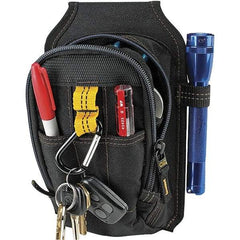 CLC - 9 Pocket Black Ballistic Polyester Mulit-Purpose Tool Carry All - 6" Wide x 4" Deep x 7" High - Industrial Tool & Supply