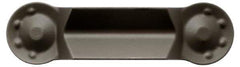 Seco - 150.102.5 12 TGP45 Grade, Carbide Cutoff Insert - Neutral Lead Angle, 0.007" Cnr Rad, TiCN/Al2O3 Coated - Industrial Tool & Supply