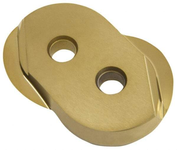 Minicut International - BNSI0375 Grade K20 Carbide Milling Insert - TiCN Finish, 0.118" Thick, 3/8" Inscribed Circle, 3/16" Corner Radius - Industrial Tool & Supply