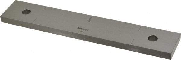 Mitutoyo - 8" Rectangular Steel Gage Block - Accuracy Grade 0, Includes Certificate of Inspection - Industrial Tool & Supply