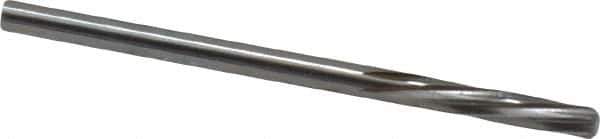 Magafor - 3.109mm Solid Carbide 6 Flute Chucking Reamer - Spiral Flute, 0.1224" Straight Shank, 19/32" Flute Length, 2-1/4" OAL - Industrial Tool & Supply