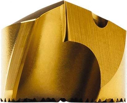 Seco - Series SD100, 24.9mm Diam 140° Replaceable Drill Tip - Carbide, TiAlN Finish, Through Coolant - Industrial Tool & Supply