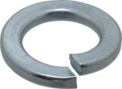 Value Collection - M20, 20.2mm ID, 33.6mm OD, 4mm Thick Split Lock Washer - Grade 8 Spring Steel, Zinc-Plated Finish, 20.2mm Min ID, 21.2mm Max ID - Industrial Tool & Supply
