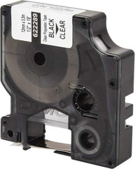 Dymo - 216" Long, Clear Permanent Polyester Tape Permanent Polyester Tape - For Rhino 3000, 5000, 5200, 6000, 6500 - Industrial Tool & Supply