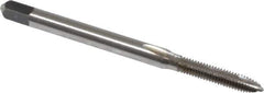 Kennametal - #4-48 UNF, 2 Flute, Bright Finish, High Speed Steel Spiral Point Tap - Plug Chamfer, Right Hand Thread, 1.88" OAL, 9/16" Thread Length, 0.141" Shank Diam, 2B Class of Fit, Series 5301 - Exact Industrial Supply