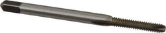 Kennametal - #4-40 UNC, 2 Flute, Bright Finish, High Speed Steel Spiral Point Tap - Bottoming Chamfer, Right Hand Thread, 1-7/8" OAL, 9/16" Thread Length, 0.141" Shank Diam, 2B/3B Class of Fit, Series 5302 - Exact Industrial Supply