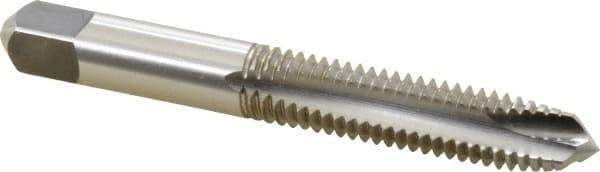 Kennametal - 3/8-16 UNC, 3 Flute, Bright Finish, High Speed Steel Spiral Point Tap - Plug Chamfer, Right Hand Thread, 2.94" OAL, 1-1/4" Thread Length, 0.381" Shank Diam, 3B Class of Fit, Series 5301 - Exact Industrial Supply
