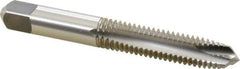 Kennametal - 3/8-16 UNC, 3 Flute, Bright Finish, High Speed Steel Spiral Point Tap - Plug Chamfer, Right Hand Thread, 2.94" OAL, 1-1/4" Thread Length, 0.381" Shank Diam, 3B Class of Fit, Series 5301 - Exact Industrial Supply