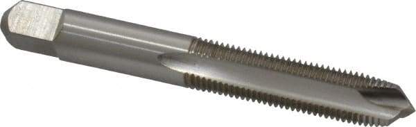 Kennametal - 3/8-24 UNF, 3 Flute, Bright Finish, High Speed Steel Spiral Point Tap - Plug Chamfer, Right Hand Thread, 2.94" OAL, 1-1/4" Thread Length, 0.381" Shank Diam, 3B Class of Fit, Series 5301 - Exact Industrial Supply