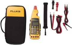 Fluke - 773, CAT II, Digital mA Process Clamp Meter with 0.1772" Detachable Jaws - 30 VDC, Measures Voltage, Current - Industrial Tool & Supply