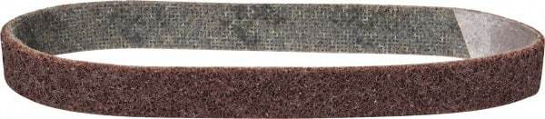 3M - 3/4" Wide x 18" OAL, Aluminum Oxide Abrasive Belt - Aluminum Oxide, Medium, Nonwoven, Series SE-BS - Industrial Tool & Supply