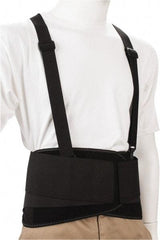 Ergodyne - Size 3XL, Hook & Loop, Spandex Belt with Adjustable Shoulder Straps - 46 to 52" Waist, 8" Wide, Detachable Strap, Black - Industrial Tool & Supply