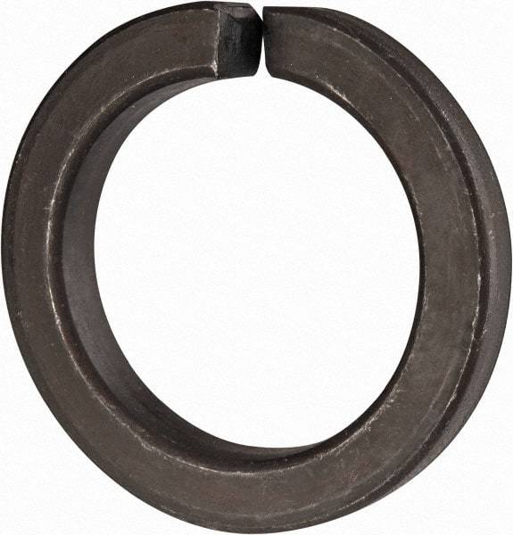 Value Collection - 2", 2.008" ID, 0.422" Thick Split Lock Washer - Grade 8 Spring Steel, Uncoated, 2.008" Min ID, 2.039" Max ID, 2.936" Max OD - Industrial Tool & Supply