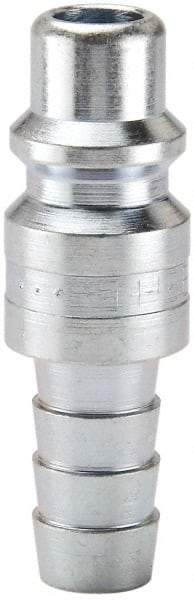 Parker - Hose Barb Industrial Pneumatic Hose Connector - Steel, 3/4" Body Diam, 1/2" Hose ID - Industrial Tool & Supply