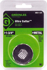 Greenlee - 1-3/4" Diam, 1/2" Cutting Depth, Hole Saw - High Speed Steel Saw, Toothed Edge - Industrial Tool & Supply