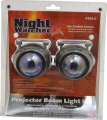 Peterson - 55 Watt Ion Blue Automotive Auxilary Light - Aluminum, 4.6 Amp, 12 V - Industrial Tool & Supply