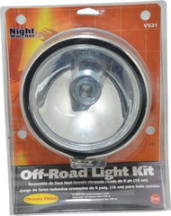 Peterson - 100 Watt Clear Automotive Auxilary Light - Steel, 4.6 Amp, 12 V - Industrial Tool & Supply