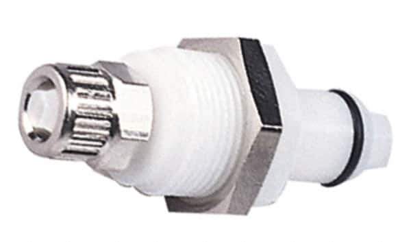 CPC Colder Products - 3/8" OD, Acetal Push-to-Connect Male Connector - 120 Max psi, White - Industrial Tool & Supply