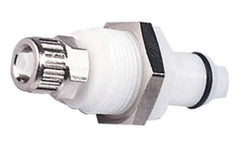 CPC Colder Products - 3/8" OD, Acetal Push-to-Connect Male Connector - 120 Max psi, White - Industrial Tool & Supply