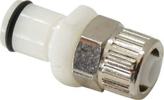 CPC Colder Products - 3/8" OD, Acetal Push-to-Connect Male Connector - 120 Max psi, White - Industrial Tool & Supply