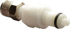 CPC Colder Products - 5/32" OD, Acetal Push-to-Connect Shutoff - 120 Max psi - Industrial Tool & Supply