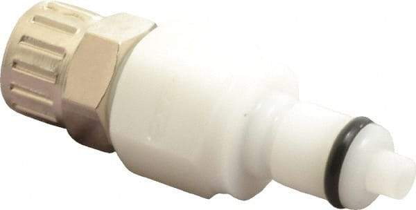 CPC Colder Products - 1/4" OD, Acetal Push-to-Connect Shutoff - 120 Max psi - Industrial Tool & Supply