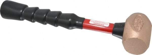 Proto - 2-5/8 Lb Head Brass Hammer - 12" OAL, Fiberglass Handle - Industrial Tool & Supply
