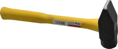 Stanley - 2-1/2 Lb Head Blacksmith's Hammer - 13-3/4" OAL, Fiberglass Handle - Industrial Tool & Supply