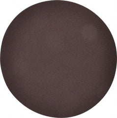 Norton - 8" Diam, 120 Grit Aluminum Oxide Adhesive PSA Disc - Medium Grade, Brown, X Weighted Backing, Flexible - Industrial Tool & Supply
