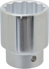 Proto - 1-1/2", 3/4" Drive, Standard Hand Socket - 12 Points, 2-13/32" OAL, Chrome Finish - Industrial Tool & Supply