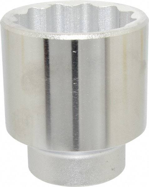 Proto - 2-1/8", 3/4" Drive, Standard Hand Socket - 12 Points, 3-9/32" OAL, Chrome Finish - Industrial Tool & Supply
