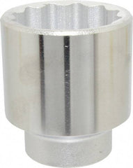 Proto - 2-1/8", 3/4" Drive, Standard Hand Socket - 12 Points, 3-9/32" OAL, Chrome Finish - Industrial Tool & Supply