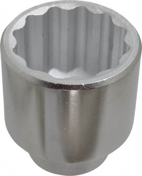 Proto - 2-1/4", 3/4" Drive, Standard Hand Socket - 12 Points, 3-13/32" OAL, Chrome Finish - Industrial Tool & Supply