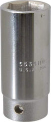 Proto - 1-1/16", 3/4" Drive, Deep Hand Socket - 6 Points, 3-1/2" OAL, Chrome Finish - Industrial Tool & Supply