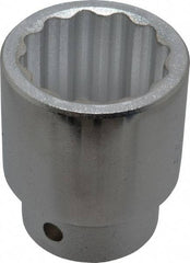 Proto - 3/4" Drive, Standard Hand Socket - 12 Points, 2-13/32" OAL, Chrome Finish - Industrial Tool & Supply