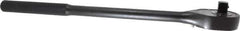 Proto - 3/4" Drive Pear Head Standard Ratchet - Black Oxide Finish, 20" OAL, 24 Gear Teeth, Standard Knurled Handle, Standard Head - Industrial Tool & Supply