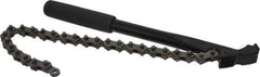 Proto - 4" Max Pipe Capacity, 16-1/4" Long, Chain Wrench - 12" Handle Length - Industrial Tool & Supply