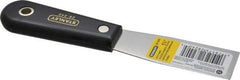 Stanley - 1-1/4" Wide Steel Putty Knife - Flexible, Nylon Handle, 7-1/2" OAL - Industrial Tool & Supply