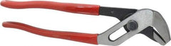 Proto - 7-1/16" OAL, 1-1/8" Max Capacity, 5 Position Gooseneck Tongue & Groove Pliers - Standard Straight Jaws, Standard Head, Plastisol Handles - Industrial Tool & Supply