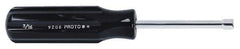 Proto - 1/2" Hollow Shaft Nutdriver - Color Coded Handle, 7" OAL - Industrial Tool & Supply