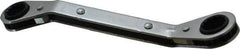 Proto - 1/2" x 9/16" 12 Point Reversible Ratcheting Offset Box Wrench - Double End, 6-1/2" OAL, Steel, 25° Offset - Industrial Tool & Supply