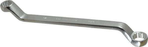 Proto - 5/8" x 11/16" 12 Point Offset Box Wrench - Double End, 10-1/4" OAL, Steel, 60° Offset - Industrial Tool & Supply