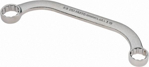 Proto - 9/16" x 5/8" 12 Point Obstruction Box Wrench - Double End, 6-5/8" OAL, Steel - Industrial Tool & Supply