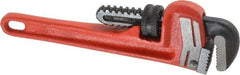 Proto - 6" Steel Straight Pipe Wrench - 3/4" Pipe Capacity - Industrial Tool & Supply