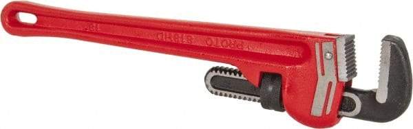 Proto - 18" Steel Straight Pipe Wrench - 2-1/2" Pipe Capacity - Industrial Tool & Supply