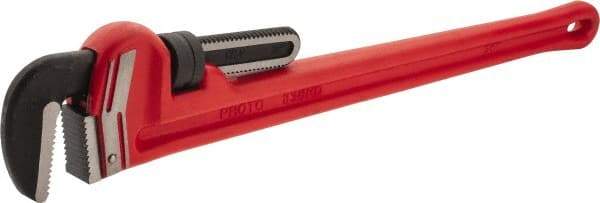 Proto - 36" Steel Straight Pipe Wrench - 5" Pipe Capacity - Industrial Tool & Supply