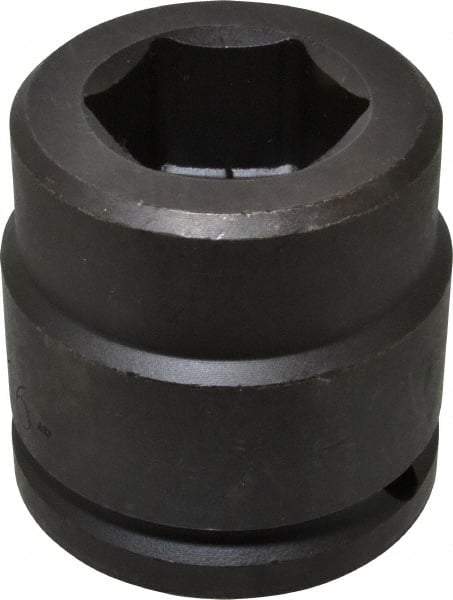 Proto - 1-1/2" Drive 1-11/16" Standard Impact Socket - 6 Points, 3-15/64" OAL - Industrial Tool & Supply