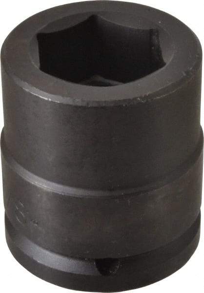 Proto - 1-1/2" Drive 1-7/8" Standard Impact Socket - 6 Points, 3-11/32" OAL - Industrial Tool & Supply